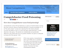 Tablet Screenshot of about-campylobacter.com